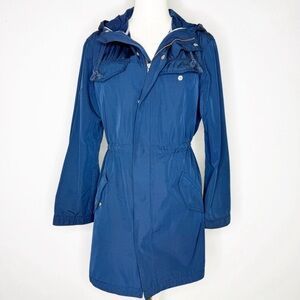 Women's Blue Hooded Jacket